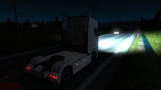 ["euro truck simulator 2", "ets 2", "mods", "mod", "lights", "blue", "xenon", "white", "white xenon", "real lights", "best lights", "long range"]