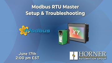 Modbus RTU Master Setup & Troubleshooting