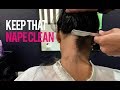 Keep that nape clean | Nape shave