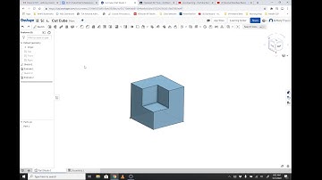 OnShape - Basic Cut Cube