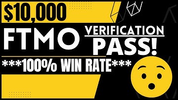How I Passed The $10,000 FTMO Verification in 2 Days! ***100% Win Rate***