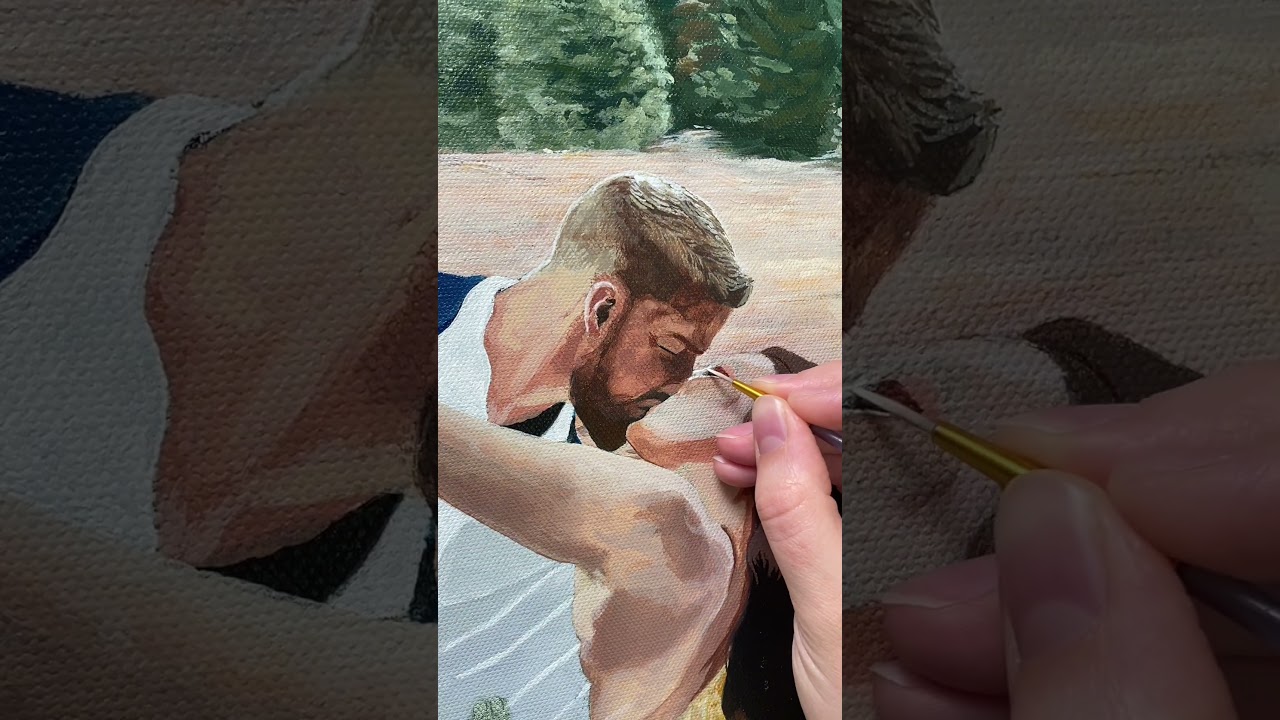 Pt.3 Finished Wedding Painting REVEAL