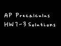 Ap precalculus free response 3 examples