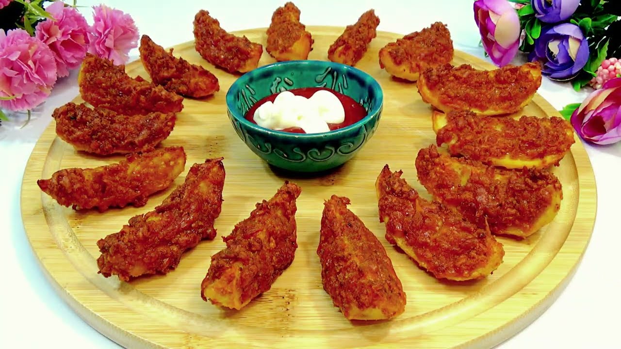 Bu Tarif Çıtır Çıtır! Dışı Kaplamalı Patates Tarifi. Patates Yemekleri. Kolay Yemek Tarifi. Fırında
