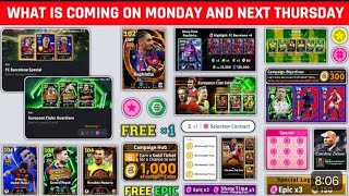 eFootball 2026 Update! What Is Coming On Monday &amp; Thursday In eFootball 🤩 Free Epic &amp; Free Coins....