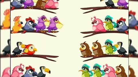 Bird color sort puzzle Game level 26 #birds#coloring#Puzzle#🐦🐦🐦#game