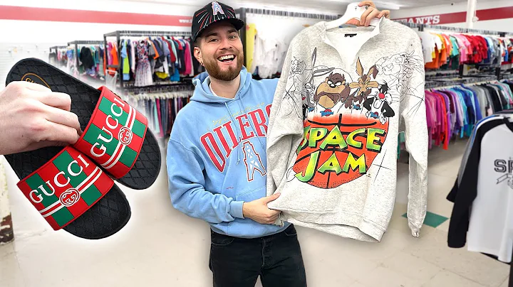 I Found GUCCI in the THRIFT STORE!  Huge Vintage Haul! Trip to the Thrift!