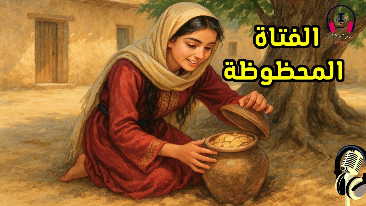 قصة الفتاة المحظوظة، من القصص المشوقة قبل النوم، ضع السماعات واستمع، سوق الحكايات والقصص