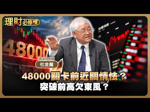 48000關卡前近關情怯？突破前高欠東風？ft.杜金龍【理財必修課】EP73葉子菁 精華#傳產 #被動元件 #台化 #國巨 #台達電 #禾伸堂
