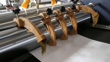 ASJ600A Gluing machine for rigid box production, with viscosity meter