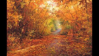 Golden autumn #drawing #autumn #artist - Victor Yushkevich. #150