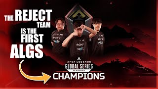 Apex Legends news : REJECT is the first ALGS champion