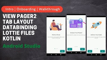 How to create Intro Screen | Onboarding | Walkthrough with animation | Android | PT-BR - EN | [2021]