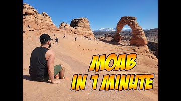Moab Utah Arches in 1 minute!