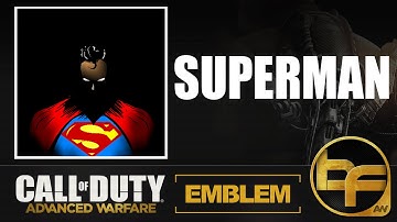 COD Advanced Warfare Emblem Tutorial #13 - Superman