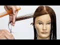 How to cut perfect face framing layers for long hair