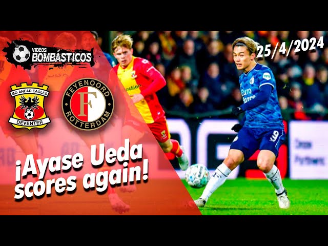 AYASE UEDA GOAL / GAE 1-3 FEYENOORD - YouTube