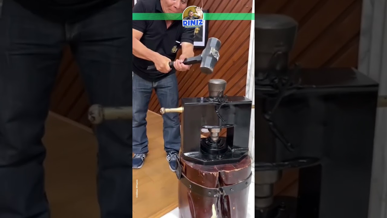 "CUNHAGEM DE MOEDAS" Como eram fabricadas antigamente 