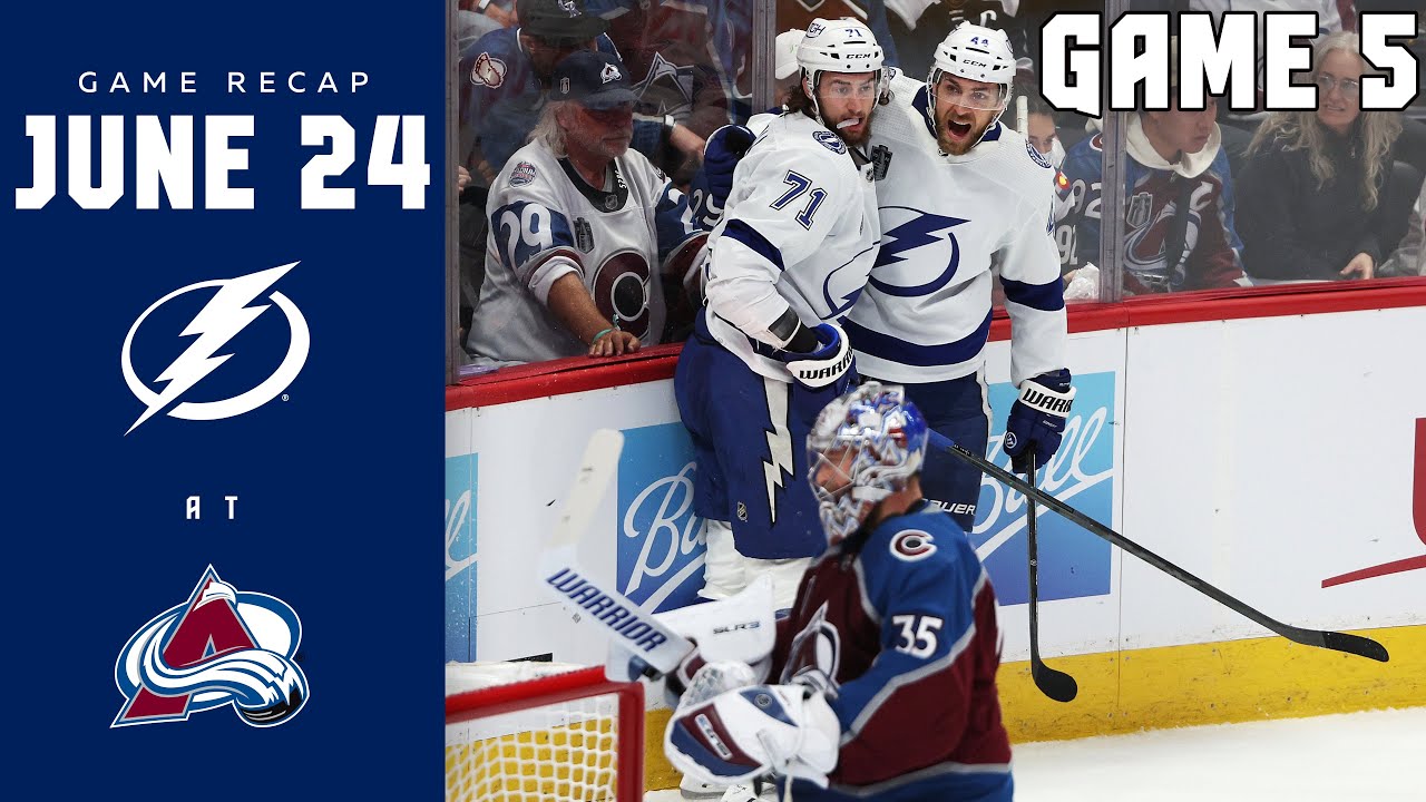 Lightning @ Avalanche Game 5 Review 6/24/22 | NOT DONE YET!