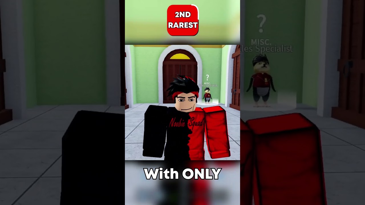 What's the RAREST Title in Blox Fruits