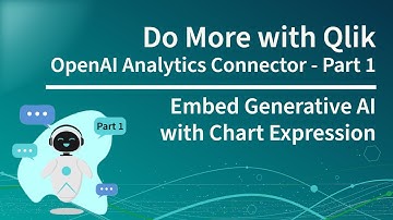 OpenAI Analytics Connector (#ChatGPT) - Embed Generative AI Insights  - Chart Expression - Part 1