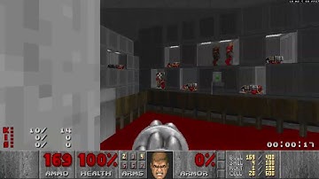 Doom 2 [Pocket Slaughter v1] - MAP02 [Shooting Gallery] - UVMax Blind Speedrun Smooth Mod