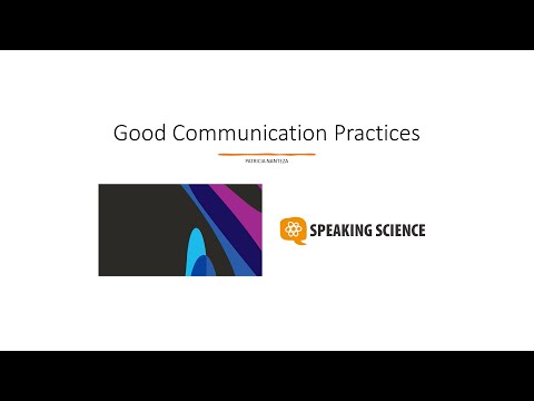 Good Communication Practices