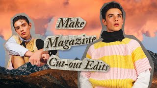 How to make magazine cut-out edits 🏷✂️ ✦ (ios   android)