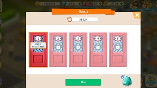 My Cafe Recipes & Stories - Quest 1 - Magic School Hall Full Walkthrough Full Map Gameplay