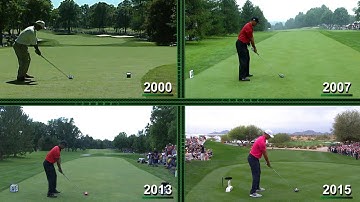 The evolution of Tiger Woods’ swing