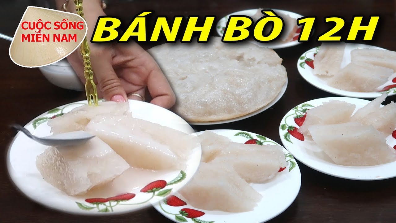 Bánh bò nướng – bánh bò hấp (ủ 12h kiểu truyền thống) #namviet