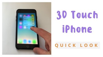 What is iPhone 3D Touch and How to Use it