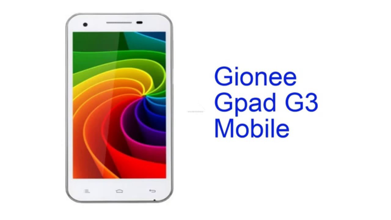 Gionee Gpad G3 Mobile Specification [INDIA]