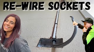 Best wall chasing Ever House re-wire with Amy- Electrician
