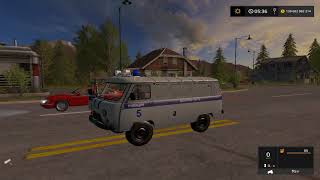 uaz police and уаз корая для fs 17 | описание