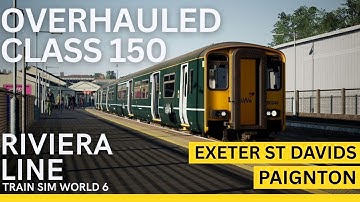 Overhauled GWR Class 150 | Full Drive on the Riviera Line (TSW6) — Dawlish Sea Wall & Paignton