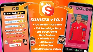 Sunista v10.1 Tutorial | Full iOS Instagram On ANDROID | iOS Emojis + Fonts + Round Edge on Android