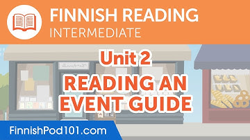 Finnish Intermediate Reading Practice - Reading an Event Guide