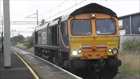GBRF 66727 "Andrew Scott CBE" Arrives And Departs Stechford + We Have A Look In The Cab!! 14/9/15