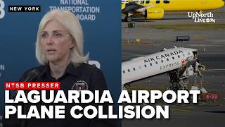 PRESSER: NTSB gives update on deadly collision at LaGuardia Airport involving a plane and fire truck
