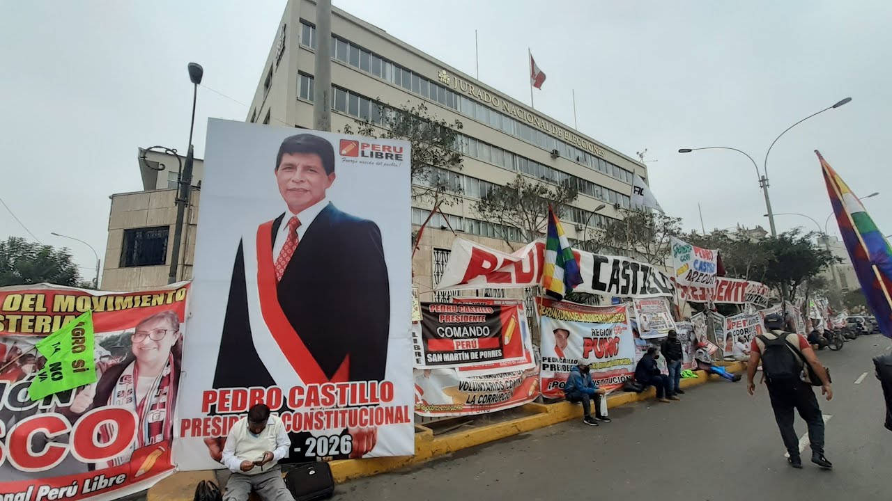 🔴EN VIVO | Simpatizantes De Pedro Castillo Marchan En Lima - YouTube