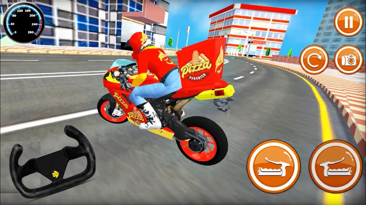 New Food Delevery Boy Game Android | Pizza Delivery Boy Game In R15 Bike | 