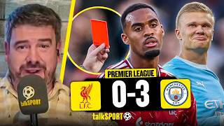 "NEVER BEEN A BOOKING!" Alex Crook DISAGREES with Gravenberch's red card vs Man City! screenshot 5