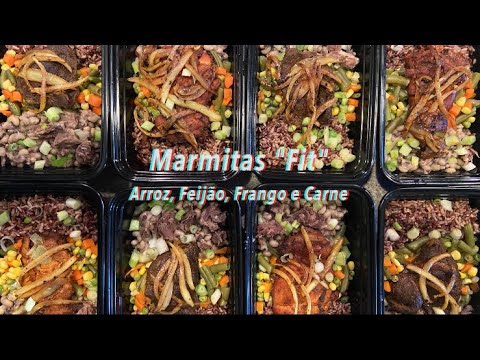 Marmitas "Fit" ,   Arroz,  Feijão,  Frango e  Carne - #5