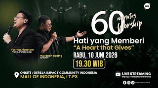 Download lagu [LIVE] 60 MINUTES WORSHIP - A Heart that Gives feat Yeshua Abraham & ICI Worship