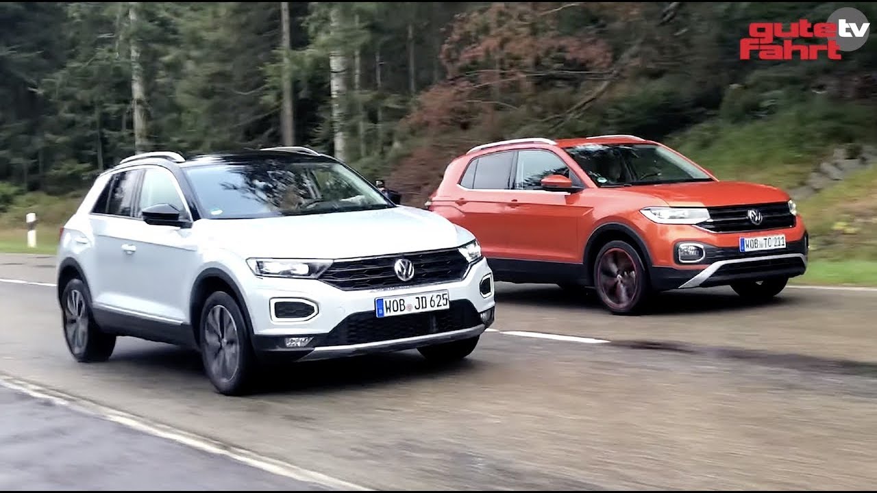 Vergleich: VW T-Roc vs. T-Cross (2019) 