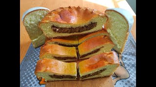 ПИРОГ С ОРЕХАМИ ИЗ ПАСХАЛЬНОГО ТЕСТА/Easter pie with walnuts/Paska kuko kun juglandoj