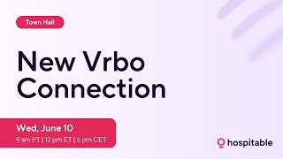 New Vrbo Connection - Hospitable Town Hall, June 10, 2026