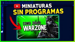 COMO HACER MINIATURAS SIN PROGRAMAS 2023 | GRATIS