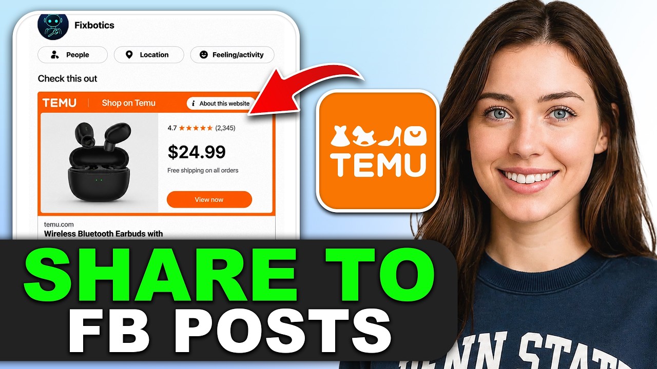 How to Share Temu Products to Facebook Posts in 2026